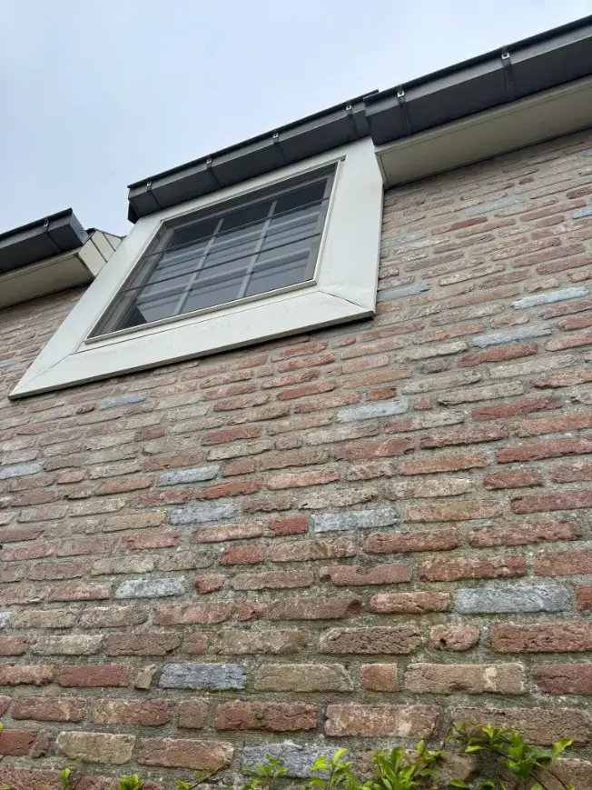 Resultaat gevelreiniging Mos Reinigingsservice in Wondelgem