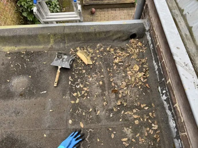 vuil en verstopping zichtbaar