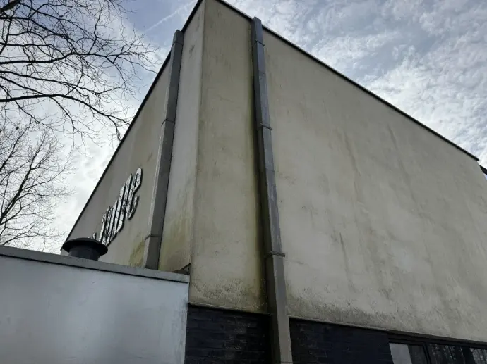 Detail gevelreiniging project Wondelgem